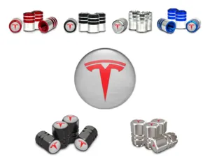 Tesla Caps Valve Pneus Vélos Tuning Max